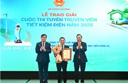 Trao giải Cuộc thi &#39;Tuyên truyền viên tiết kiệm điện năm 2025&#39;