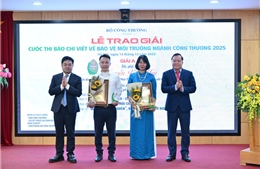 Vinh danh 20 tác phẩm báo chí viết về bảo vệ môi trường ngành Công Thương 2025