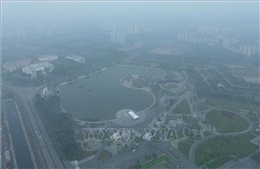 Hà Nội ô nhiễm nghiêm trọng, chỉ số AQI đồng loạt ở mức báo động tím