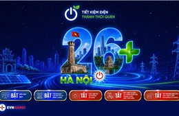 EVNHANOI phát động chiến dịch 'Hà Nội 26+' tiết kiệm điện mùa nắng nóng