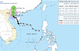 Bão số 1 áp sát Quảng Ninh, Đông Bắc Bộ mưa rất to đến hết ngày 5/7
