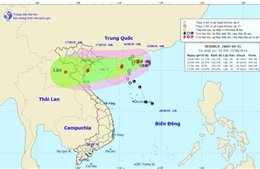 Bão số 4 giật cấp 10 hướng vào Quảng Ninh - Thanh Hóa, Bắc và Trung Bộ mưa to 3 ngày tới