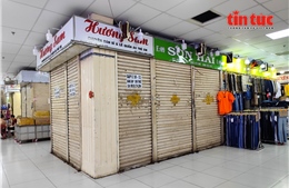 Hàng loạt sạp đóng cửa tại các khu chợ sỉ lớn nhất TP Hồ Chí Minh