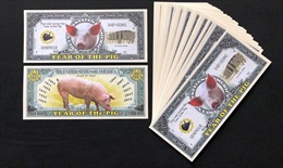 Tiền in hình chú lợn để lì xì &#39;hot&#39; trong dịp Tết Kỷ Hợi