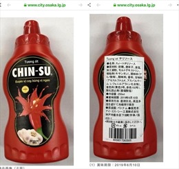 Hơn 18.000 chai tương ớt Chinsu bị thu hồi: Bài học cho hàng Việt vào Nhật