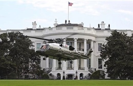 Trực thăng mới của Tổng thống Mỹ cất cánh thử tại Nhà Trắng