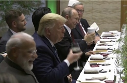 Cư dân mạng tò mò về chiếc cốc sứ của Tổng thống Putin trên bàn tiệc G20
