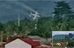 Video máy bay cứu hộ lao thẳng vào khu nghỉ dưỡng tại Philippines