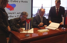 Nga-Cuba ký biên bản ghi nhớ về hợp tác an ninh
