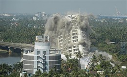 Ấn Độ thẳng tay cho nổ tòa nhà xa hoa vi phạm quy định về môi trường
