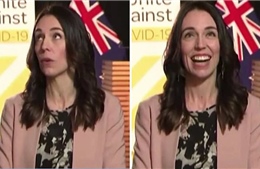 Thủ tướng New Zealand vẫn bình tĩnh trả lời phỏng vấn khi động đất