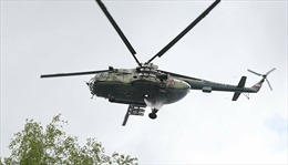 Trực thăng quân sự Nga rơi từ độ cao 15m, 4 người chết