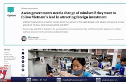Báo Trung Quốc ca ngợi &#39;bí quyết&#39; thu hút FDI của Việt Nam