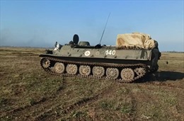 Xe tăng quân đội Nga tập trận tại Crimea