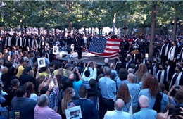 Những hình ảnh đầy cảm xúc trong lễ tưởng niệm 20 năm vụ khủng bố 11/9 tại Mỹ