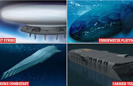 Hải quân Anh công bố thiết kế 4 phương tiện quân sự 'siêu thực' mới