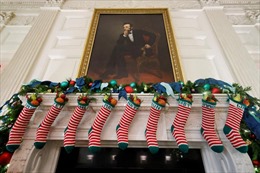 Phong cách trang trí Giáng sinh bắt mắt tại Nhà Trắng
