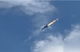 Video tiêm kích MiG-31 Nga rơi xuống hồ đóng băng