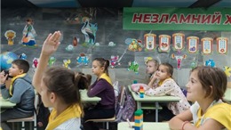 Thành phố miền Đông Ukraine quyết xây trường học dưới lòng đất