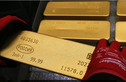 Lượng vàng dự trữ của Nga nhiều kỷ lục