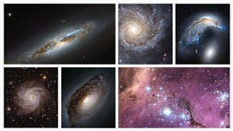 Vẻ đẹp mê hoặc của các thiên hà trong vũ trụ bao la
