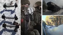 Video quân đội Nga huấn luyện cùng tên lửa Yars