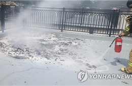 Bóng bay Triều Tiên gây gián đoạn sân bay, làm cháy mái nhà dân tại Hàn Quốc