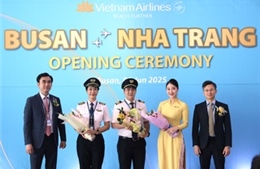 Vietnam Airlines khai trương đường bay thẳng Busan - Nha Trang