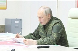Tổng thống Putin giám sát cuộc diễn tập của lực lượng răn đe hạt nhân chiến lược