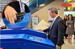 100% cổng soát vé Hà Nội Metro được ứng dụng định danh sinh trắc học