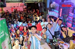 Hà Nội không ngủ dõi theo đêm hội bóng đá lớn nhất hành tinh