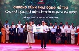 Agribank ủng hộ 100 tỷ đồng hưởng ứng đợt thi đua cao điểm hoàn thành xóa nhà tạm, nhà dột nát trên cả nước