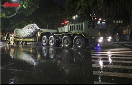 Lực lượng xe ph&aacute;o qu&acirc;n sự tiến về H&agrave; Nội, sẵn s&agrave;ng cho Lễ kỷ niệm 80 năm Quốc kh&aacute;nh