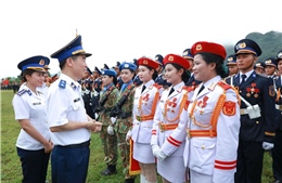 Những &lsquo;b&ocirc;ng hồng th&eacute;p&rsquo; giữa thao trường sẵn s&agrave;ng cho ng&agrave;y đại lễ A80