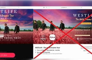 Cảnh giác với thủ đoạn giả mạo website bán vé concert Westlife