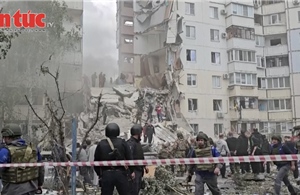 Bộ Quốc phòng Nga thông báo nguyên nhân chung cư ở Belgorod bị sập