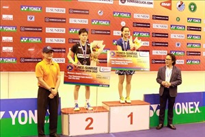Tay vợt Nguyễn Thùy Linh vô địch đơn nữ Giải cầu lông quốc tế Việt Nam mở rộng