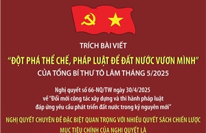 Nghị quyết số 66-NQ/TW: Tạo ra một xã hội thực sự dân chủ, bình đẳng, an toàn, minh bạch