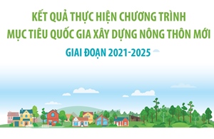 Kết quả thực hiện Chương trình mục tiêu quốc gia xây dựng nông thôn mới giai đoạn 2021-2025