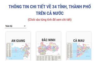 Thông tin chi tiết về 34 tỉnh, thành phố trên cả nước từ 1/7/2025