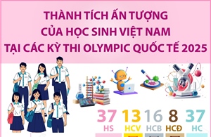 Thành tích ấn tượng của học sinh Việt Nam tại các kỳ thi Olympic quốc tế năm 2025