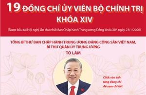 Thông tin chi tiết về 19 đồng chí Ủy viên Bộ Chính trị khóa XIV