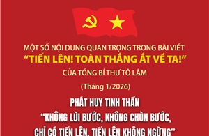 Phát huy tinh thần 'không lùi bước, không chùn bước, chỉ có tiến lên, tiến lên không ngừng'