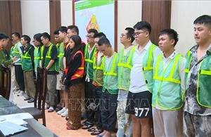 Triệt phá nhóm tội phạm nước ngoài về Hà Nội lừa đảo, đánh bạc xuyên biên giới