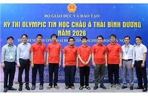 Việt Nam xếp thứ 2 toàn đoàn tại Olympic Tin học châu Á - Thái Bình Dương 2026