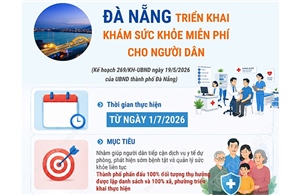 Từ ngày 1/7/2026, Đà Nẵng triển khai khám sức khỏe miễn phí cho người dân