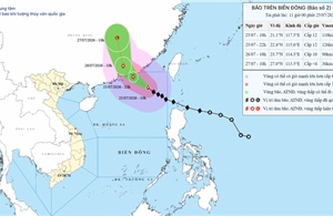 Bão số 2 tăng cường độ, di chuyển nhanh hướng về phía Nam tỉnh Quảng Đông (Trung Quốc)