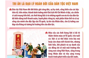 Tri ân là đạo lý ngàn đời của dân tộc Việt Nam