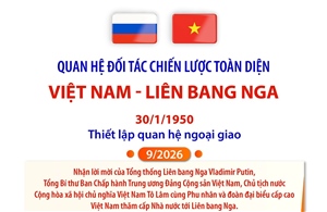 Quan hệ Đối tác chiến lược toàn diện Việt Nam - Liên bang Nga