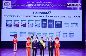 Herbalife Việt Nam đạt giải thưởng ‘Sản phẩm vàng vì sức khoẻ cộng đồng’ lần thứ 10